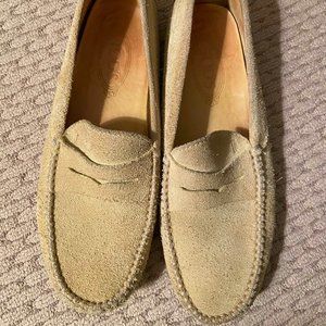 Tod’s Men's Yellow Suede Moccasins